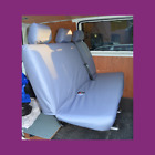 VW T5 T6  Kombi 2010+ Grey Tailored Waterproof Rear 1Piece Bench Seat Cover