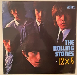 ROLLING STONES 12 X 5 Keith Richards Mick Jagger 180 gram CLEAR vinyl SEALED LP - Picture 1 of 3
