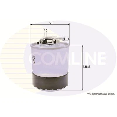For Jeep Grand Cherokee MK3 3.0 CRD Genuine Comline In-Line Fuel Filter - Image 1 of 4