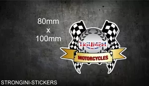 Pegatina/calcomanía de motocicleta Triumph 7-10 años vinilo impermeable bicicletas, cascos, etc. - Imagen 1 de 2