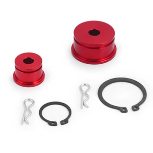 Red Auto Shifter Cable Bushings Kit For Honda Civic 2002-2005 Si - Picture 1 of 8