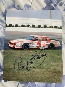 Geoff Bodine autographed 8 x 10 photo.  Martinsville, Virginia Speedway. - Picture 1 of 2