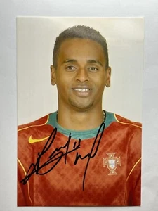 Autograph MIGUEL-59 Caps PORTUGAL-WC2006/2010-Benfica-Valencia CF-signed - Picture 1 of 2