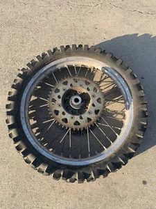 99-23 2002 YZ250 YZ 250 OEM Rear Wheel Hub Rim Tire Assembly 5ET-25311-00-00 - Foto 1 di 10