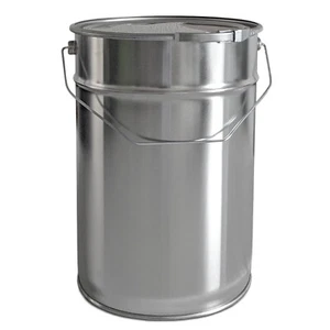 EIMER mit Spannringdeckel 12 Liter Metalleimer Blecheimer (23012) - Bild 1 von 5