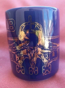 Taza Airforce B-1B Lancer Bombet azul dorado MGA Malibu - Imagen 1 de 4