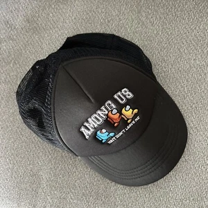 Zara Among Us Big Kid’s Adjustable Black Trucker Hat - Picture 1 of 11