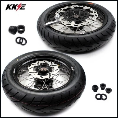 KKE 17"" pulgadas para Suzuki DR650SE 1996-2024 Cush Drive Supermoto ruedas neumáticos CST Foto 1 de 4