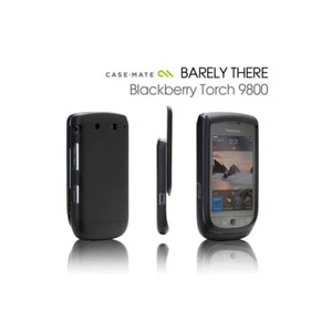Blackberry Torch 9800 funda protectora negra Case-Mate - Imagen 1 de 1