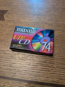 NEW SEALED - Maxell UD II 74 MIN 110M CD Cassette Tapes Sealed High Bias Type II - Picture 1 of 2