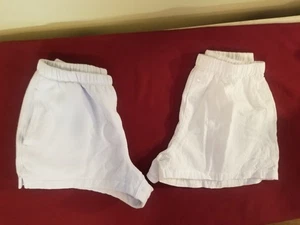 2 Paar Shorts Damen XSmall White Shein L/W Pullon Wild Fable Fleece Pckts EUC - Bild 1 von 14