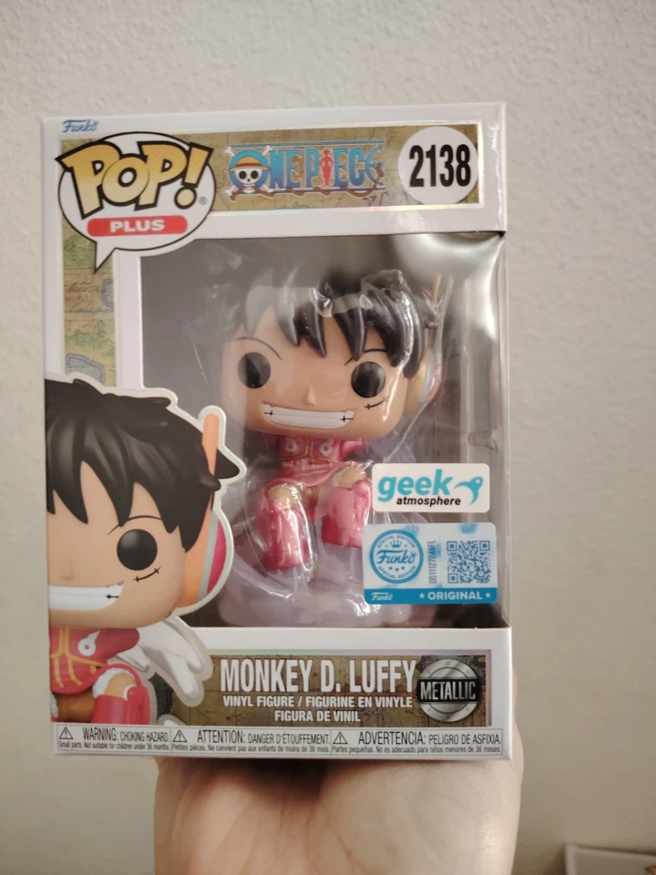 Funko Pop One Piece Plus Luffy Egghead Metallic  - Imagen 1 de 1