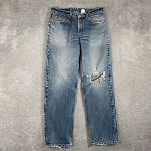Vintage Levi's 550 Relaxed Fit Jeans Men's 33x30 Blue Distressed Y2K Denim - Picture 1 of 15
