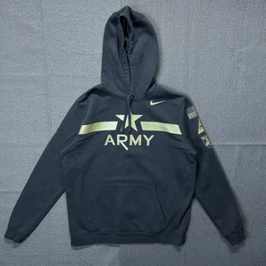Nike Army Black Hoodie Pullover Sweatshirt Size Mens Size Large - Picture 1 of 6