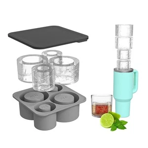 Large Silicone Ice Cube Tray for 20-30-40 oz Tumbler Cup, Slow Melting Ice Mo... - Picture 1 of 7