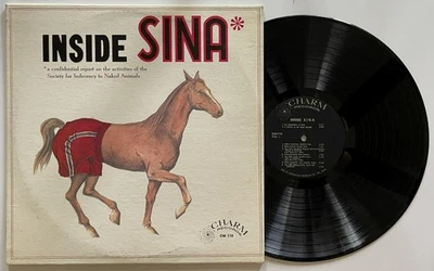 Inside SINA LP Charm Comedy (1964) vg/vg+ Society for Indecency to Naked Animals Foto 1 de 4