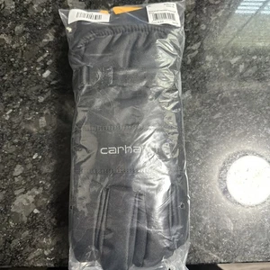 Carhartt Waterproof Insulated Black Winter Work Glove Fleece Line GL0511 Men XL - Picture 1 of 6