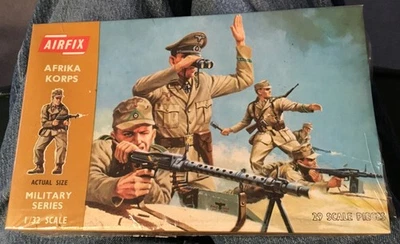 De colección Airfix Ejército Alemán Afrika Korps Infantería 29 Figuras en Escala 1/32 Selladas Foto 1 de 4