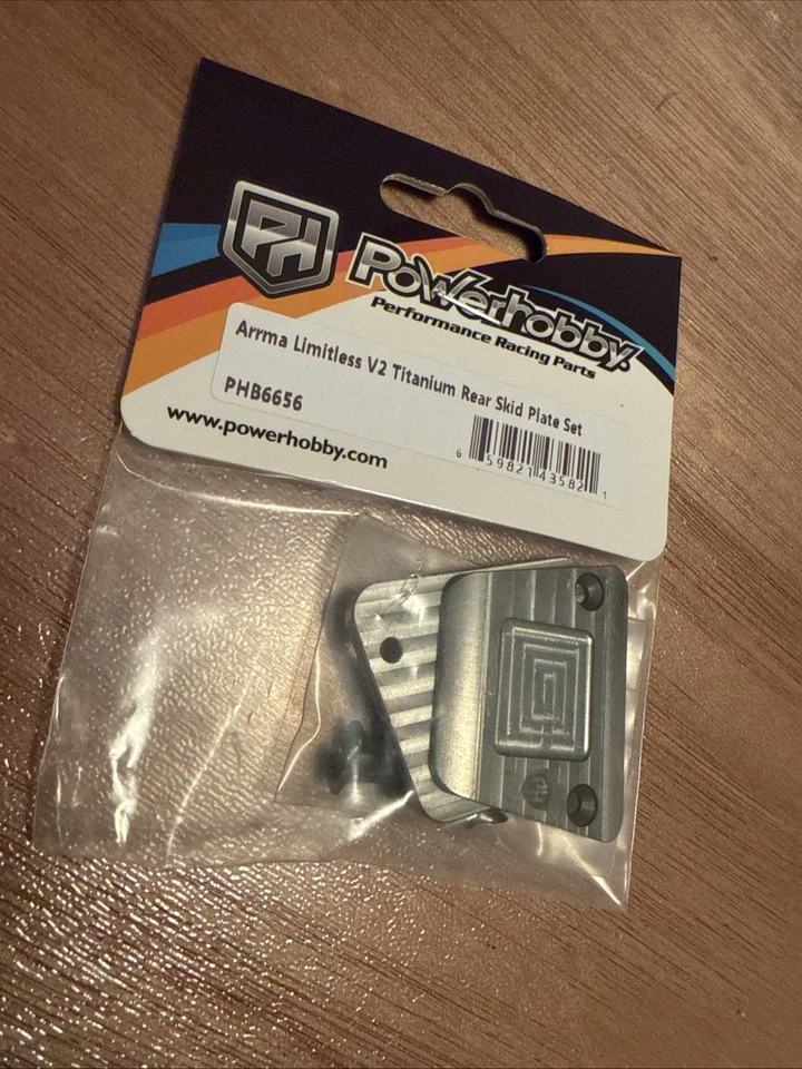 Power Hobby para placas de deslizamiento traseras de titanio ilimitadas/infracciones Arrma 6S 30 % de descuento Foto 1 de 1