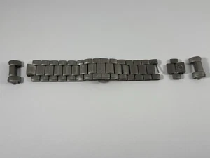 Montblanc Titanium Bracelet 22mm Fits 7062 Multifunction Sport Link Parts/Repair - Picture 1 of 6