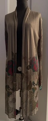 IVKO STRICK LUXUS DESIGN GR:  42 EXTRAVAGANT NEUWERTIG ! Floral  Viskose / Baumw - Bild 1 von 4