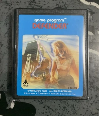 Atari 2600 Defender Blue Label 1986 Corp Rare Pal Version wow!!!!!!!!!!!!!!!!!!! - Image 1 of 4
