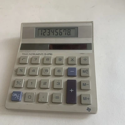 Texas Instruments TI-1795 Solar Calculator - Works - Image 1 of 4