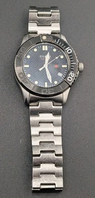 Gucci 126.2 G Timeless Sports Watch Black Dial Used - Image 1 of 4