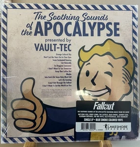 Fallout - The Soothing Sounds Of The Apocalypse by Vault-Tec Blue Smoke Vinyl LP - Picture 1 of 3