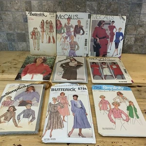 Paket 9 Vintage Damen Schnittmuster Größe 8/12/14/16 Simplicity McCall’s UNGESCHNITTEN - Bild 1 von 14
