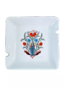 Cenicero vintage Berggren Trayner 1970 arreglo floral porcelana fina MCM - Imagen 1 de 5