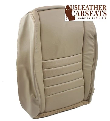 00-04 Ford Mustang Saleen GT Passenger Side Bottom Leather Seat Cover Tan - Image 1 of 4