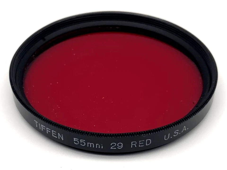 Tiffen Color Screen 55mm Filter Red 29 Red USA Circular Filter Thread - Image 1 of 1