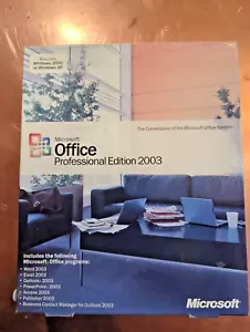 Microsoft Office Professional Edition 2003 install CDs with Product Key - Photo 1/17
