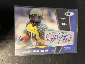 Sage Hit Jeremiah Johnson 2009 autógrafo radiocontrol Oregon Ducks - Imagen 1 de 1