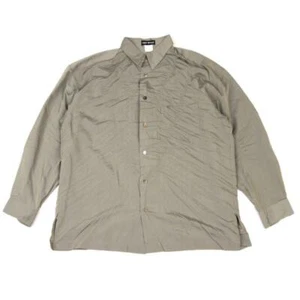 ISSEY MIYAKE MEN Poly Wrinkled Shirt Size L(K-147991) - Picture 1 of 12
