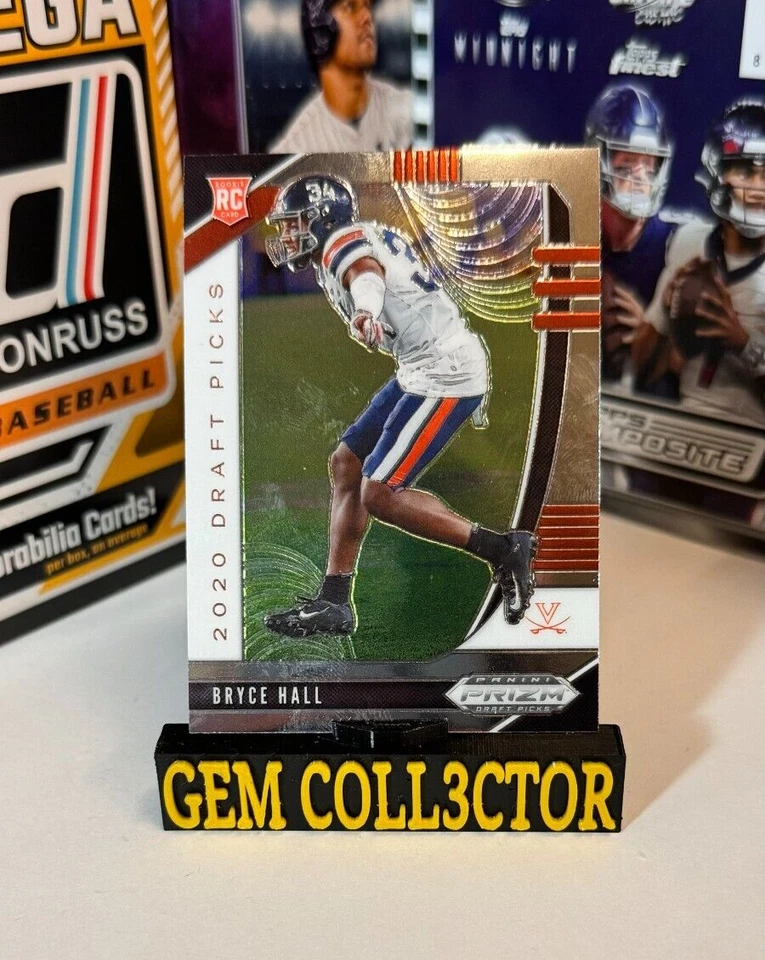 Bryce Hall 2020 Panini Prizm Draft Picks (RC) #170 Virginia Cavaliers - Image 1 of 1