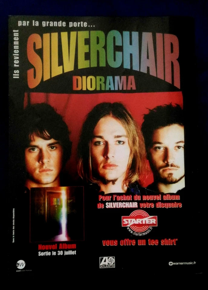Publicité advert album concert advertising SILVERCHAIR 2002 Lp diorama - Photo 1/1