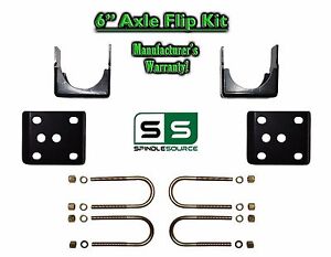 6" REAR Axle Lowering Drop Flip Kit FOR 04 - 14 Ford F-150 2WD 4WD Truck