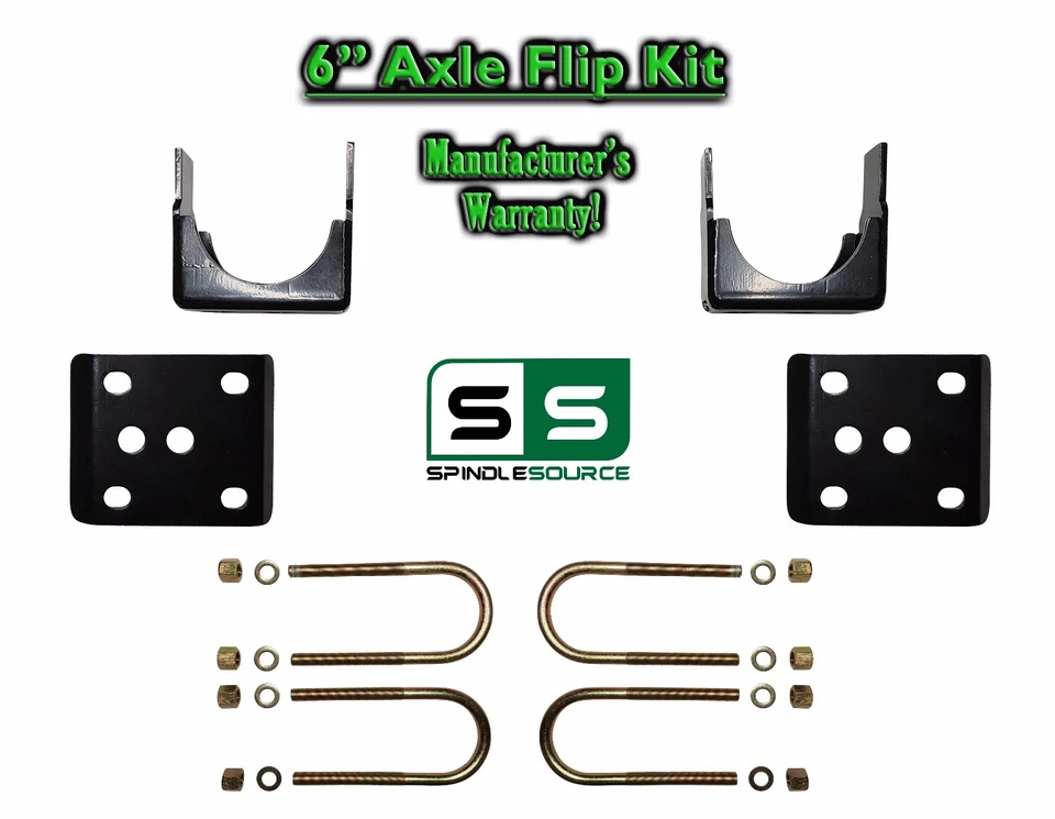 Kit abatible de descenso de eje trasero de 6" para camioneta Ford F-150 04-14 2x2 4x4 Foto 1 de 1