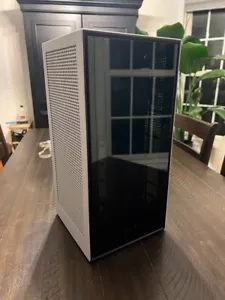 NZXT H1 V1 Mini ITX Mini Tower Case with PSU and COOLER SFF- WHITE - Picture 1 of 8