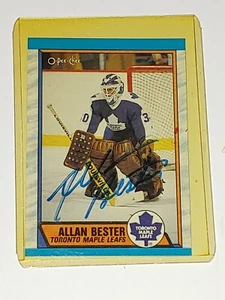 ALLAN BESTER SIGNED AUTOGRAPHED 1989 OPC O-PEE-CHEE HOCKEY CARD # 271 LEAFS - Picture 1 of 2