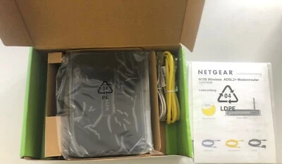 NETGEAR DGN1000B 150 Mbps 4-Port 100 Mbps Funk Router (DGN1000B-100GRS) - Bild 1 von 2