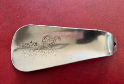 Vintage 1960’s Bata “Shoemakers To The World” Steel Shoe Horn - Image 1 of 2