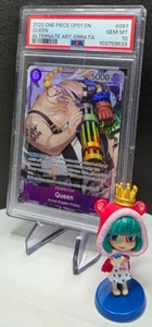 PSA 10 Queen Alt Art OP01 097 R One Piece Card Game Romance Dawn GEM MT - Picture 1 of 1