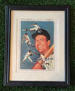MICKEY MANTLE SIGNED LITHOGRAPH RUDY GARCIA LTD ED. #/1500 JSA/LOA - Picture 1 of 10