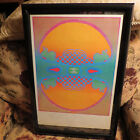PETER MAX VINTAGE POSTER--- -1,2,3 INFINITY --  FRAMED -13 " X 19 "-- 1970