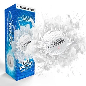 Laughing Smith 3-Pack Prank Golf Balls - Cloud MAXX Exploding Golf Balls with - - Picture 1 of 15