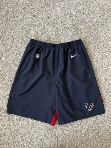 Houston Texans Shorts Nike NFL On Field Apparel Dri-Fit Mens XL Navy Red Logo Cover