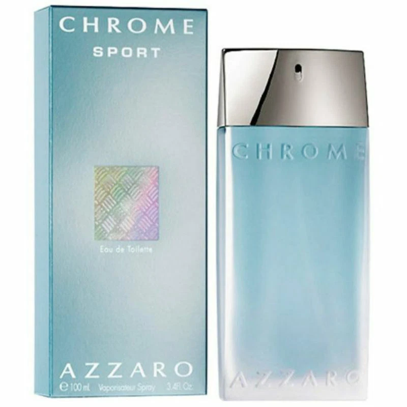 Eau de Toilette deportivo cromado para hombre Azzaro - 3,4 fl oz Foto 1 de 1